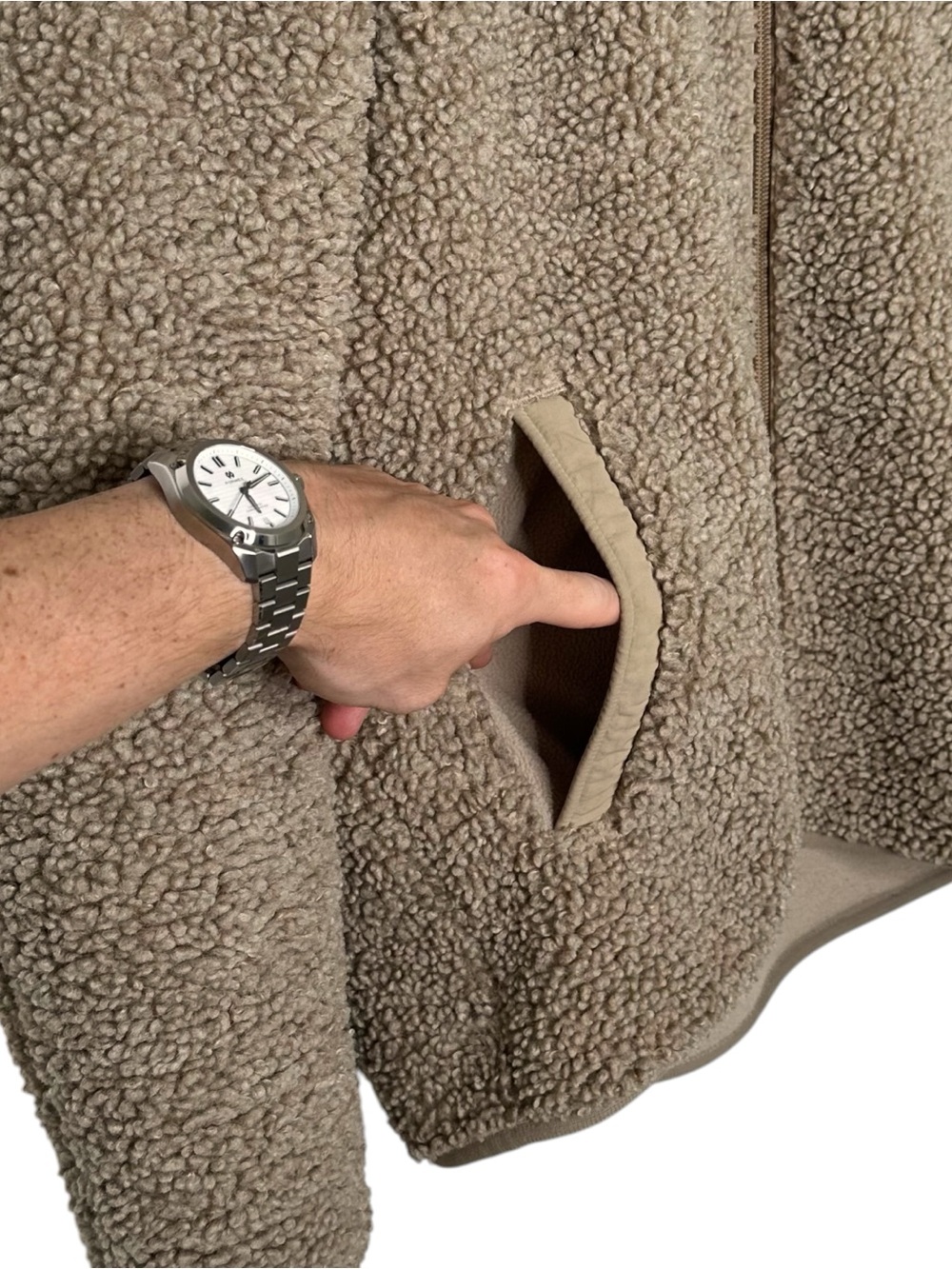 Uniqlo Sherpa Deep Pile Fleece Zip Jacket - Picture 4 of 7